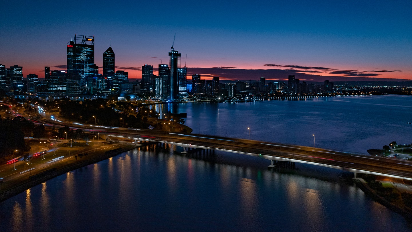 Perth Cityscape Drone