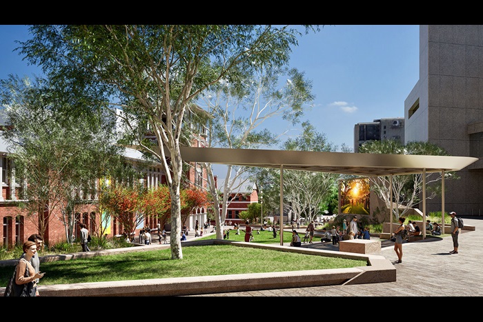 Artist impression of Perth Cultural Centre redevelopment