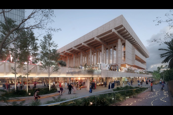 Artist impression Perth Concert Hall redevelopment
