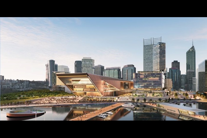 Artist impression of Perth Convention and Entertainment Centre redevelopment