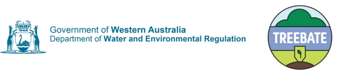 DWER and Treebate logos