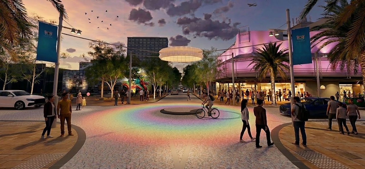 Artist's impression of the James Street Revitalisation project 
