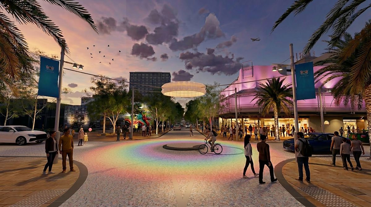 Artist's impression of the James Street Revitalisation project 