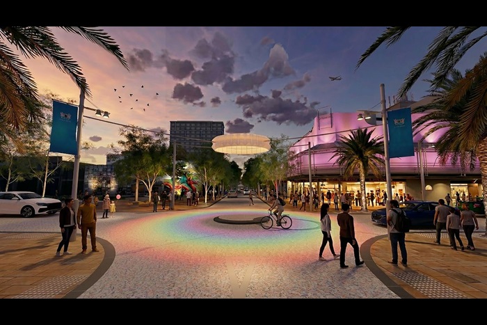 Artist's impression of the James Street Revitalisation project