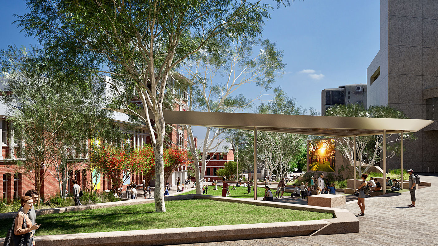 Artist impression of Perth Cultural Centre redevelopment