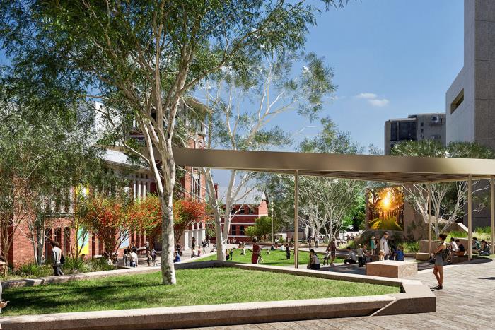 Artist impression of Perth Cultural Centre redevelopment