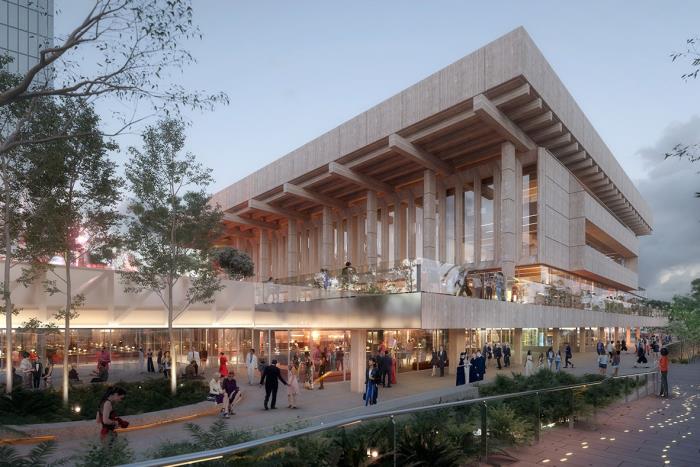 Artist impression Perth Concert Hall redevelopment