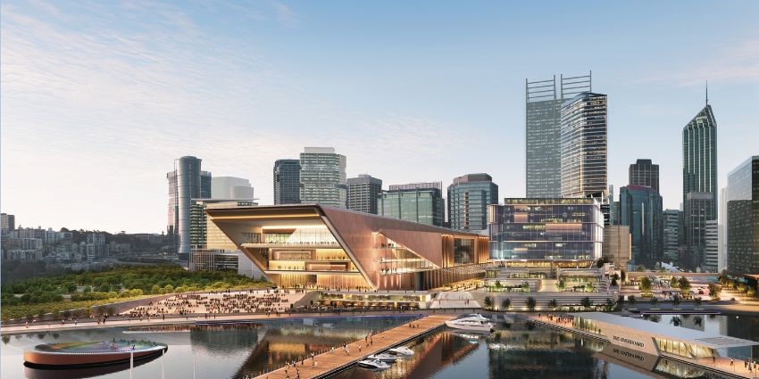 Artist impression of Perth Convention and Entertainment Centre redevelopment