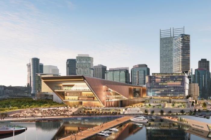 Artist impression of Perth Convention and Entertainment Centre redevelopment