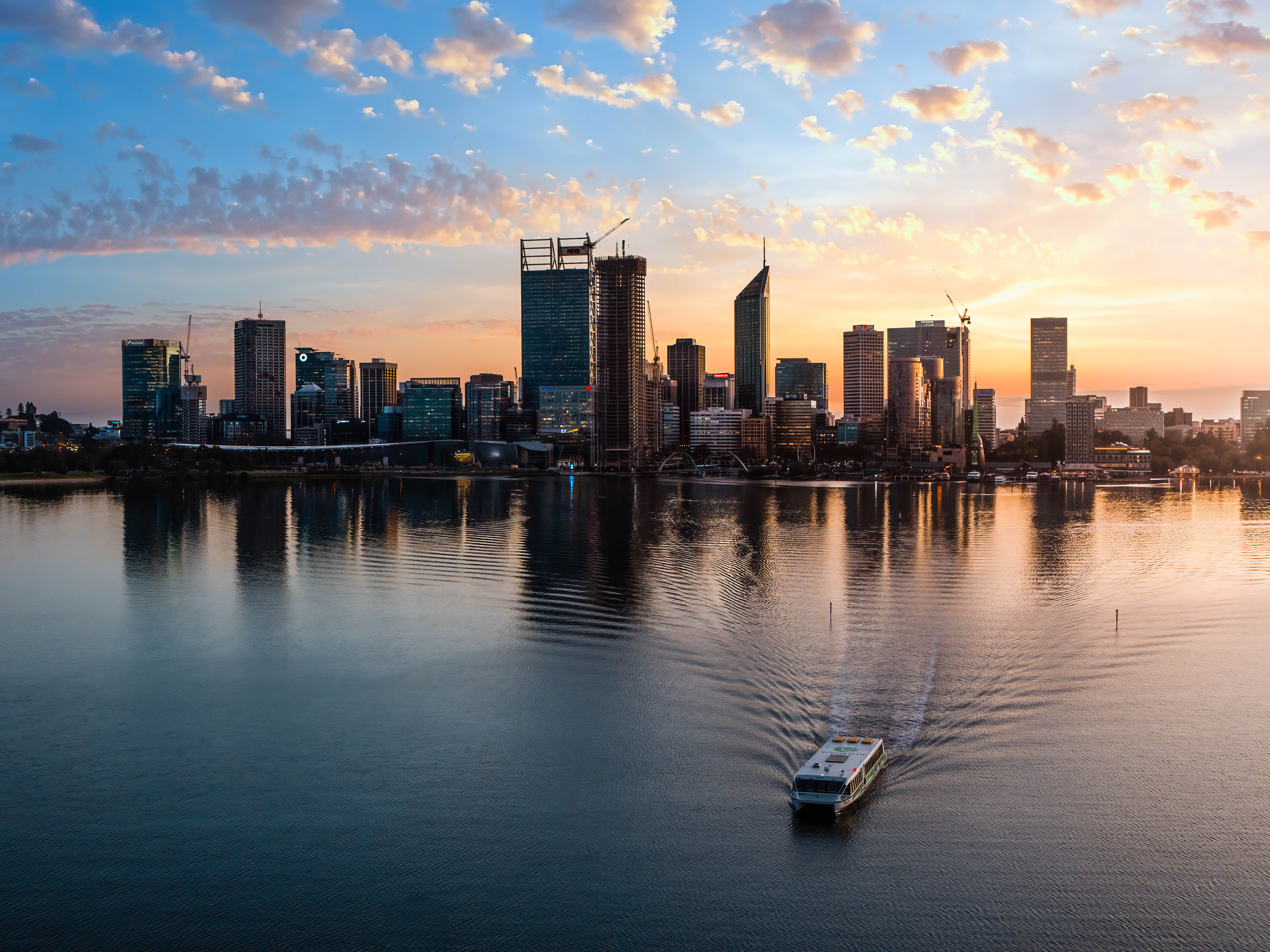 Perth Skyline evening