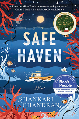 Book cover of Safe Haven by Shankari Chandran.