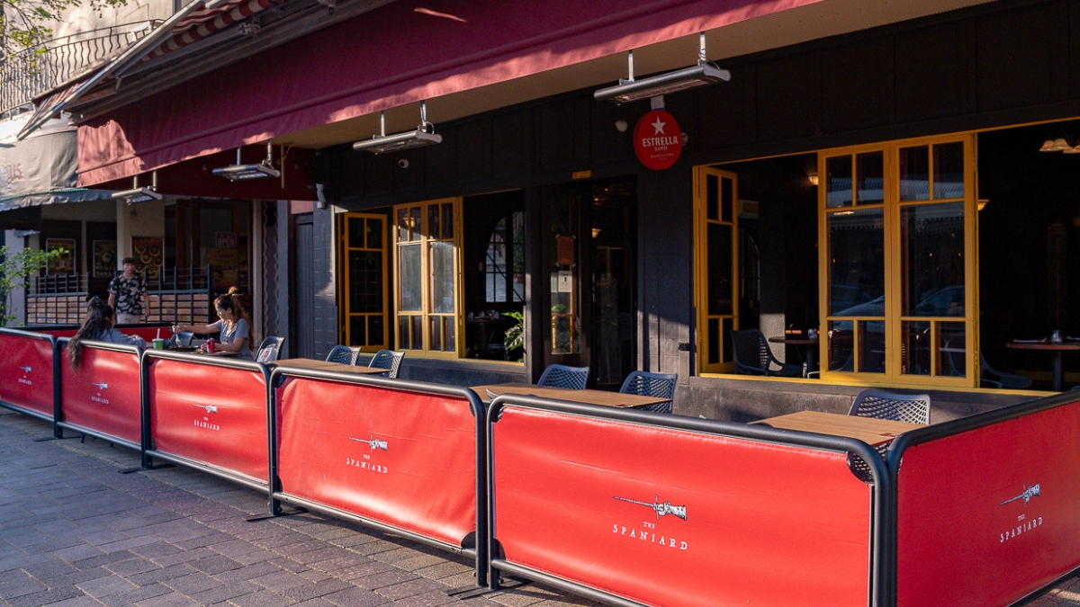 The Spaniard restaurant in James Street Northbridge