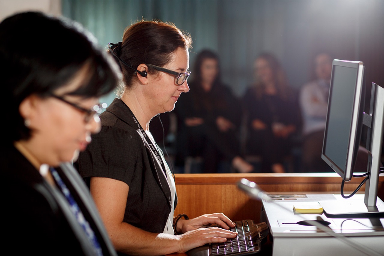 Council staff recording meeting details