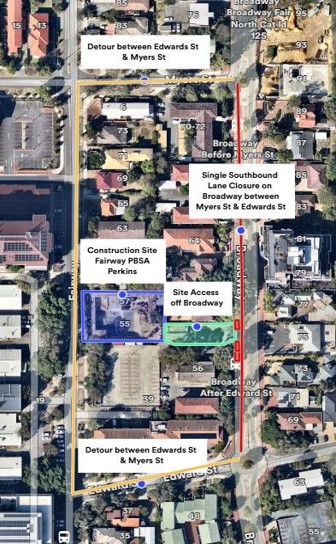 Road Closure - Broadway Crawley - 14 August 2026
