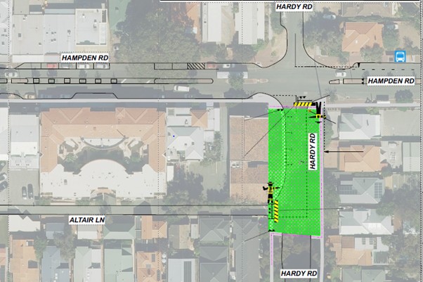 Road Closure - Hardy Road Nedlands - 29 June to 3 July 2026