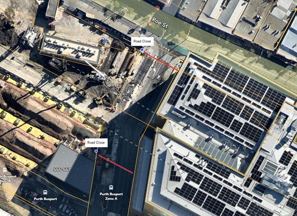 Road Closure - Queen Street Perth - 25 to 29 May 2026